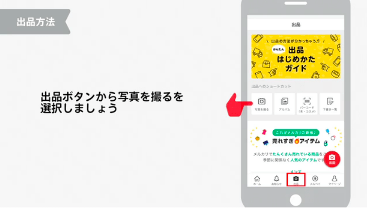 メルカリの使い方