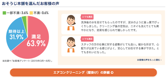 おそうじ本舗はひどいと評判 悪評 クレームが多いエアコンクリーニングなのか徹底調査 不用品回収比較ナビ